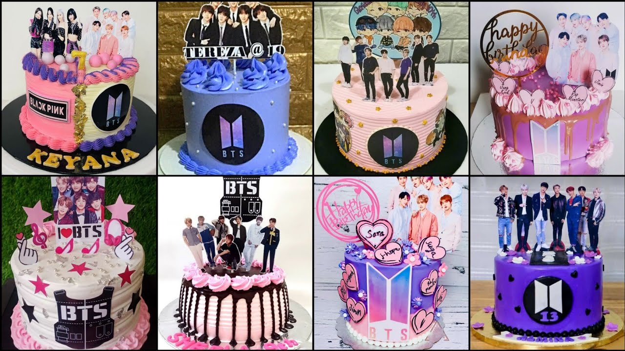 BTS Theme Cake Design Ideas 2023/BTS Theme Cake/BTS Lover Cake/Cake Decorating Ideas/Cake Design#bts