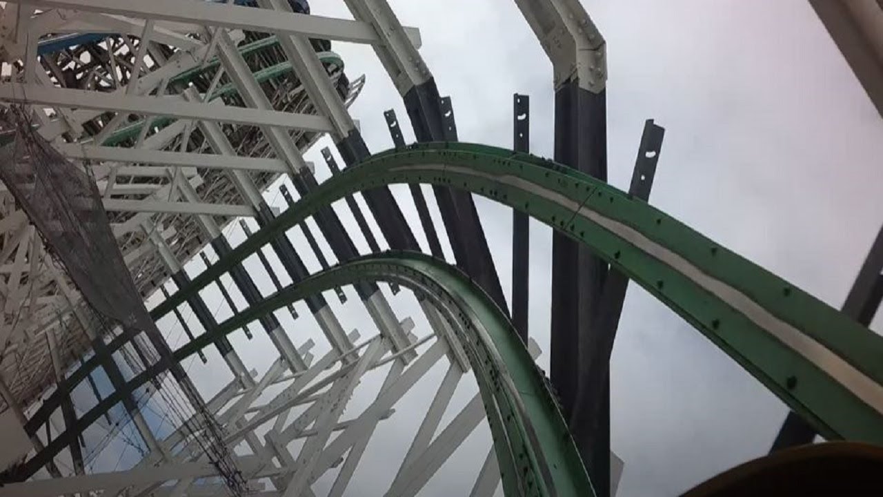 Twisted Colossus - Six Flags Magic Mountain - Front Row (4K HD POV) - October 2022