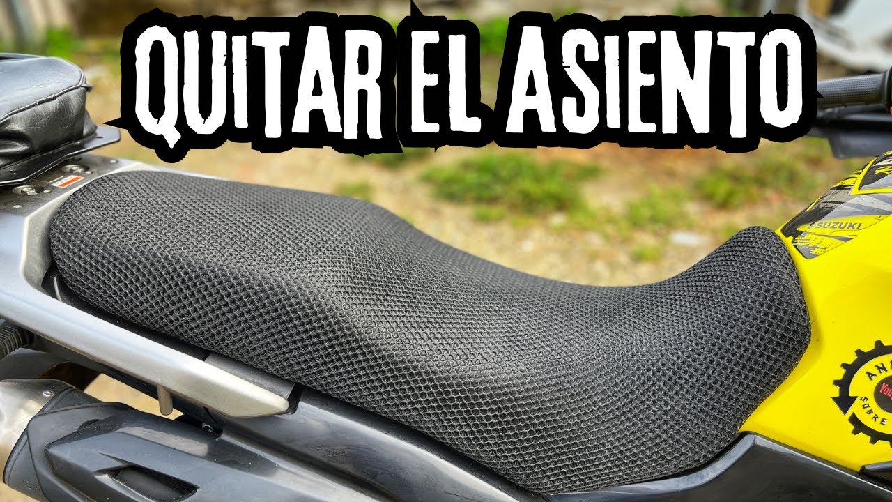 Como QUITAR asiento de la Suzuki DR 150 o Haojue Nk 150💢