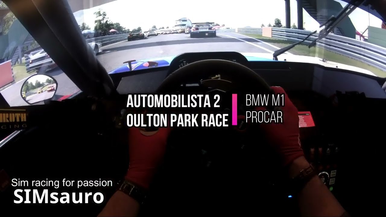 BMW M1 Procar - Race Oulton Park - Visuale in prima persona - AMS2!!! Cambio ad H!!