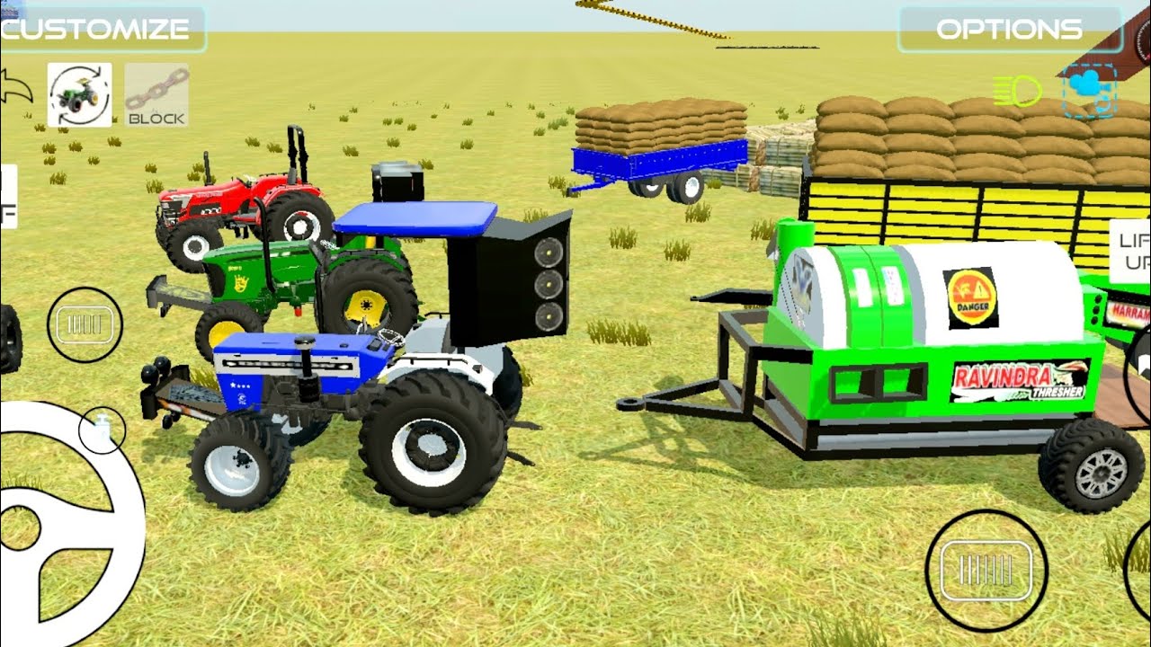 || SWARAJ WITH THRESHOR MAHINDRA WITH TROLLY ARJUN WITH THRESHOR MASSY TROLLY ||🤯🚜💸💥🔥⚡️