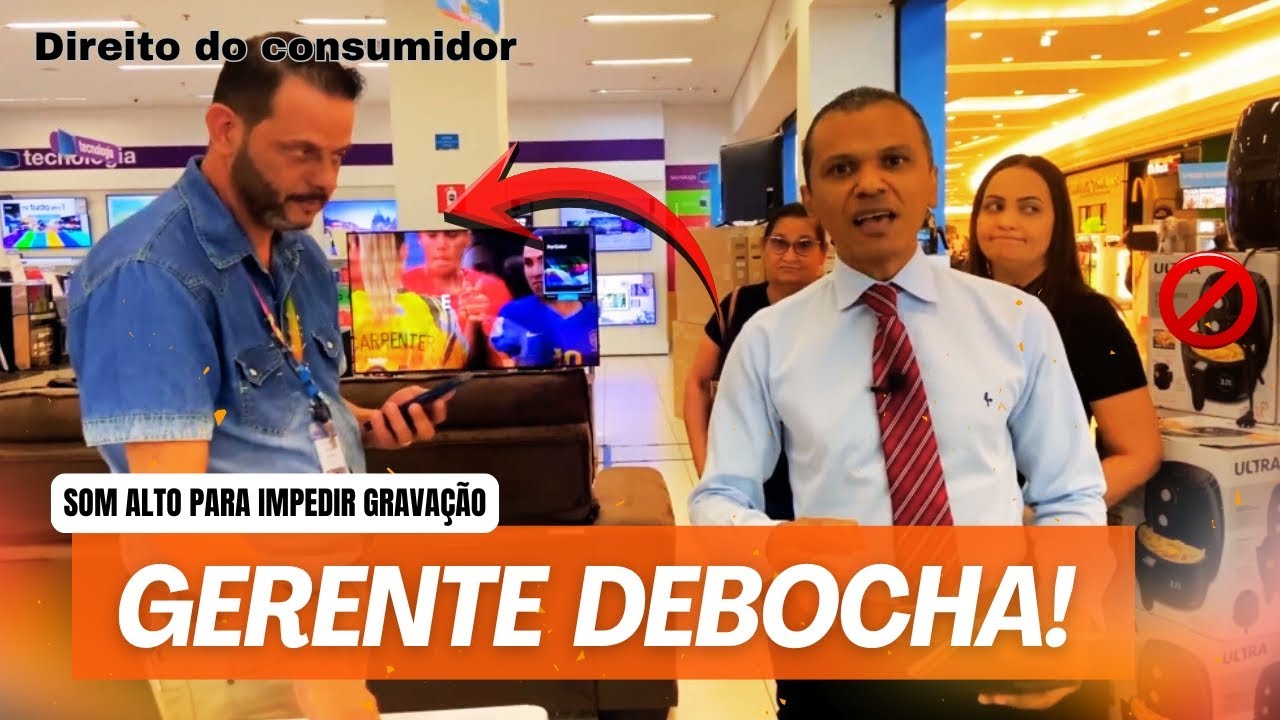 CLIENTE SE REVOLTA COM DEBOCHE DE GERENTE DURANTE REPORTAGEM!