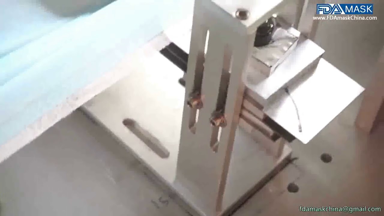 Training Montage Einstellvideo der automatischen 3 lagigen Gesichtsmasken Produktionsmaschinenlinie