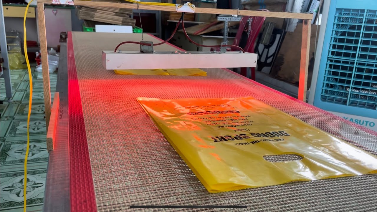Tự làm băng tải sấy mực in lụa đơn giản | Screen printing simple conveyor DIY