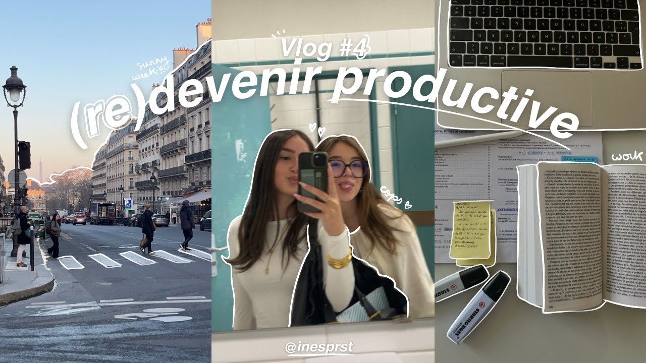 study vlog - une semaine pour (re)devenir productive