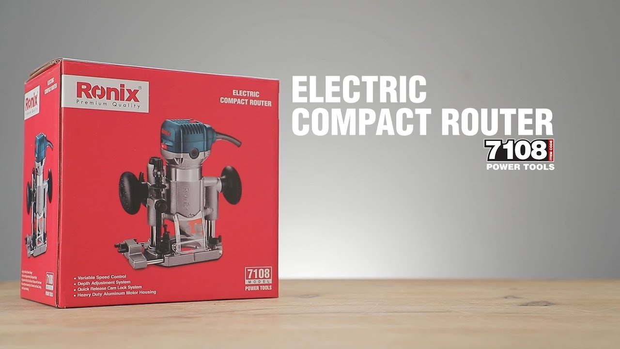 Fresadora de Inmersi&oacute;n El&eacute;ctrica 710W Ronix 7108