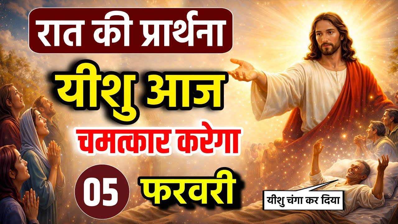 Night Prayer | आज रात यीशु चमत्कार करेगा | रात की प्रार्थना | Pastor Man Chandra Bharti 