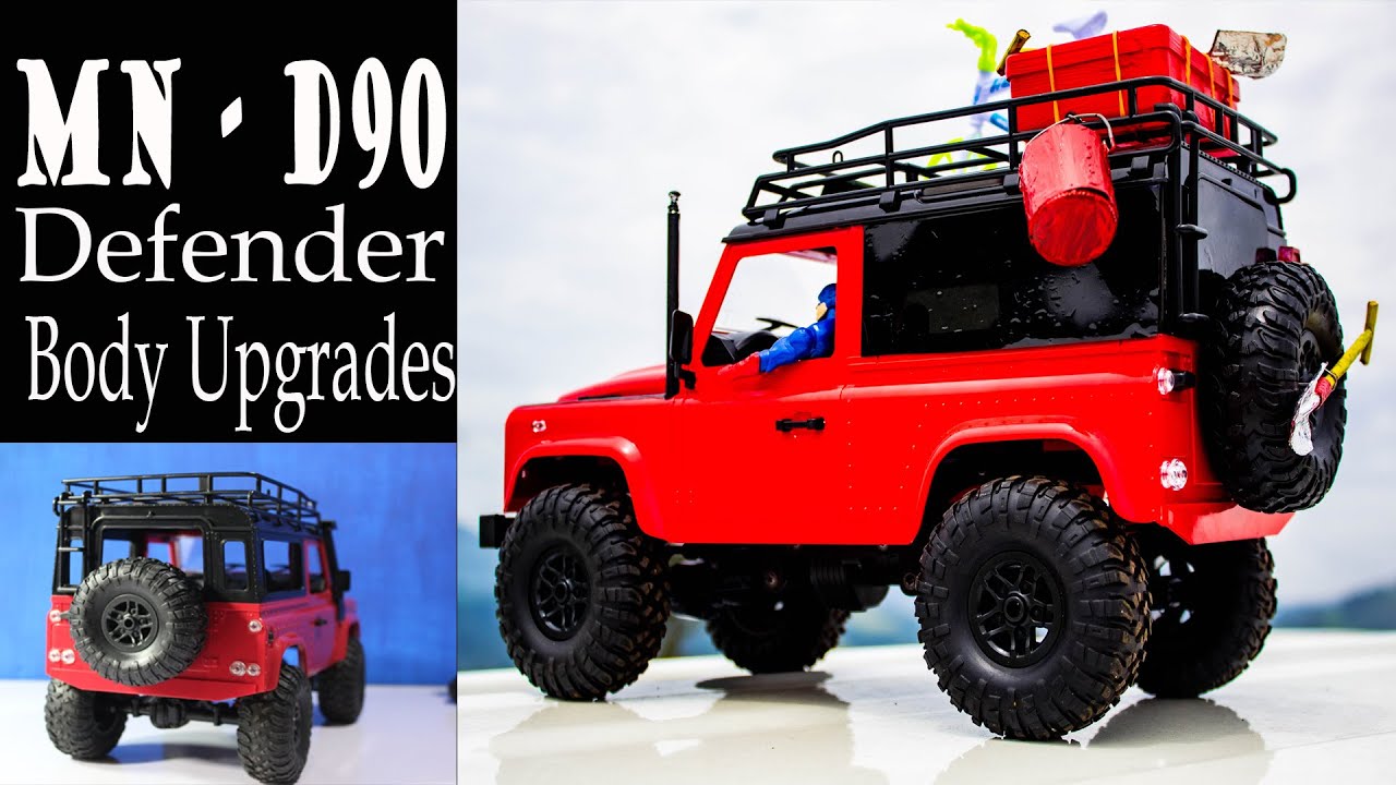 MN - D90 Rock Crawler Defender Body Upgrades | MN D90 Modified| Arshad's Toys