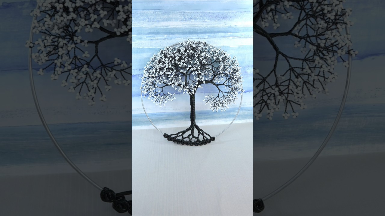 Wire Tree Tutorial 😉 #wiretree #art #tutorial #blackandwhite