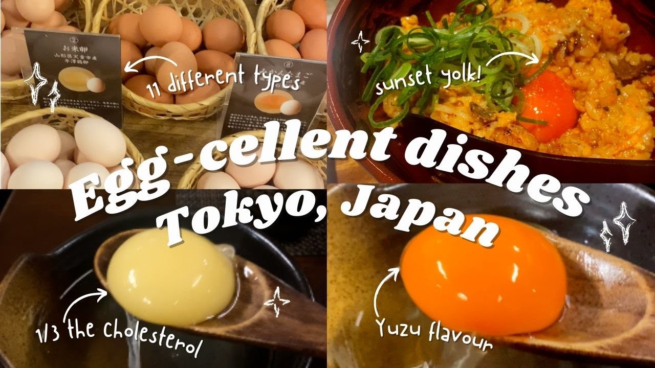 I went to 2 Egg Speciality Restaurants in Tokyo, Japan | Egg-cellent dishes in Japan