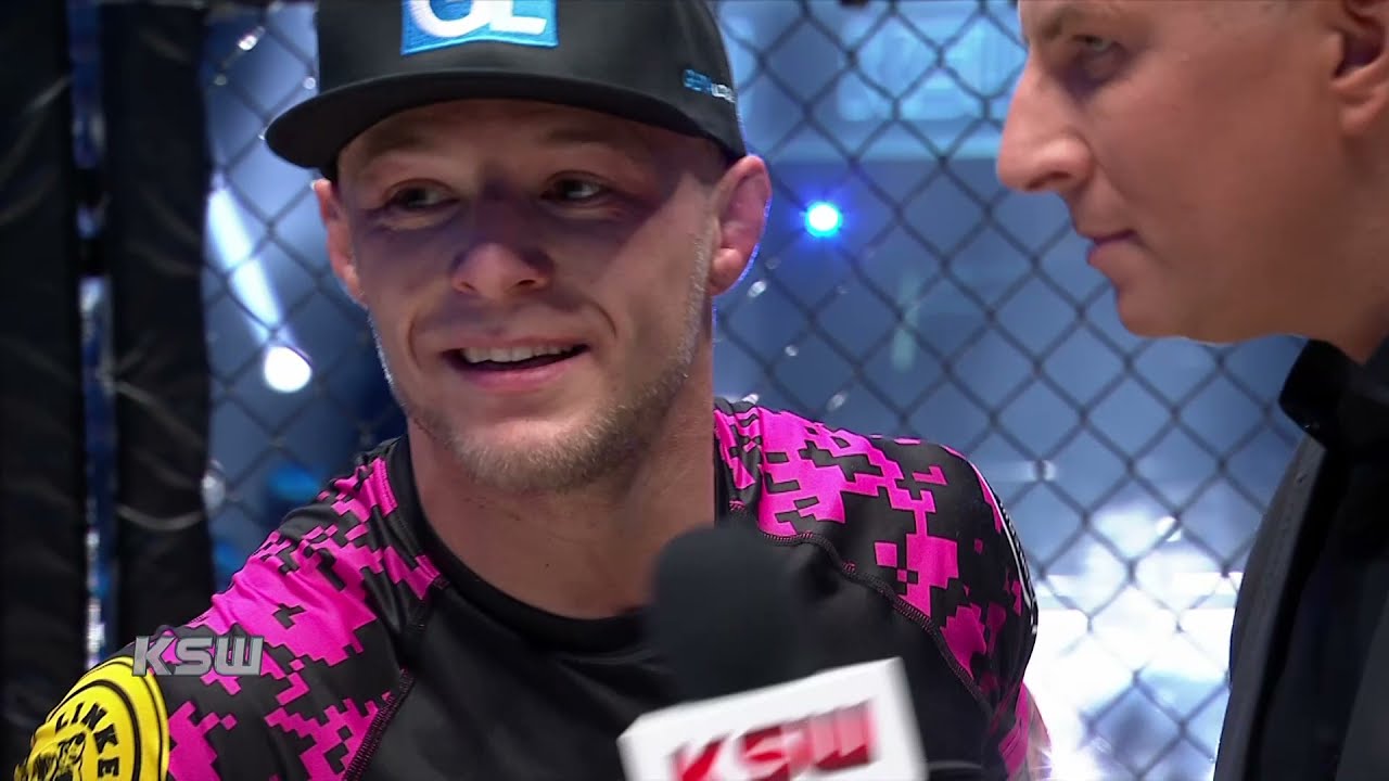 Roman Szymański po wygranej na KSW 65 - Wywiad w klatce