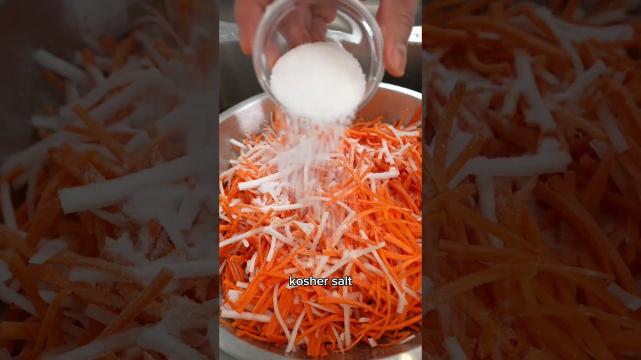 Как приготовить вьетнамскую маринованную морковь и дайкон
