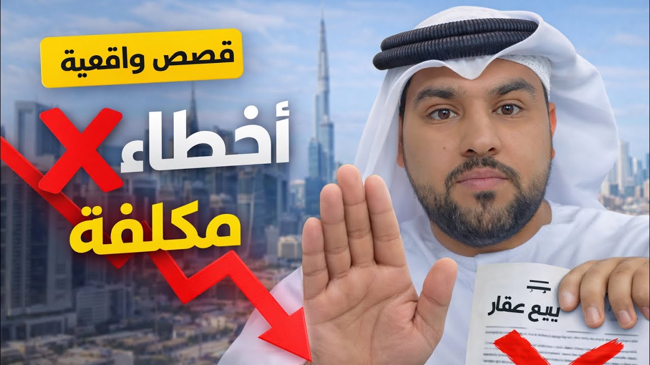 أخطاء شراء عقار في دبي | كيف يتجنبها المستثمر الذكي؟