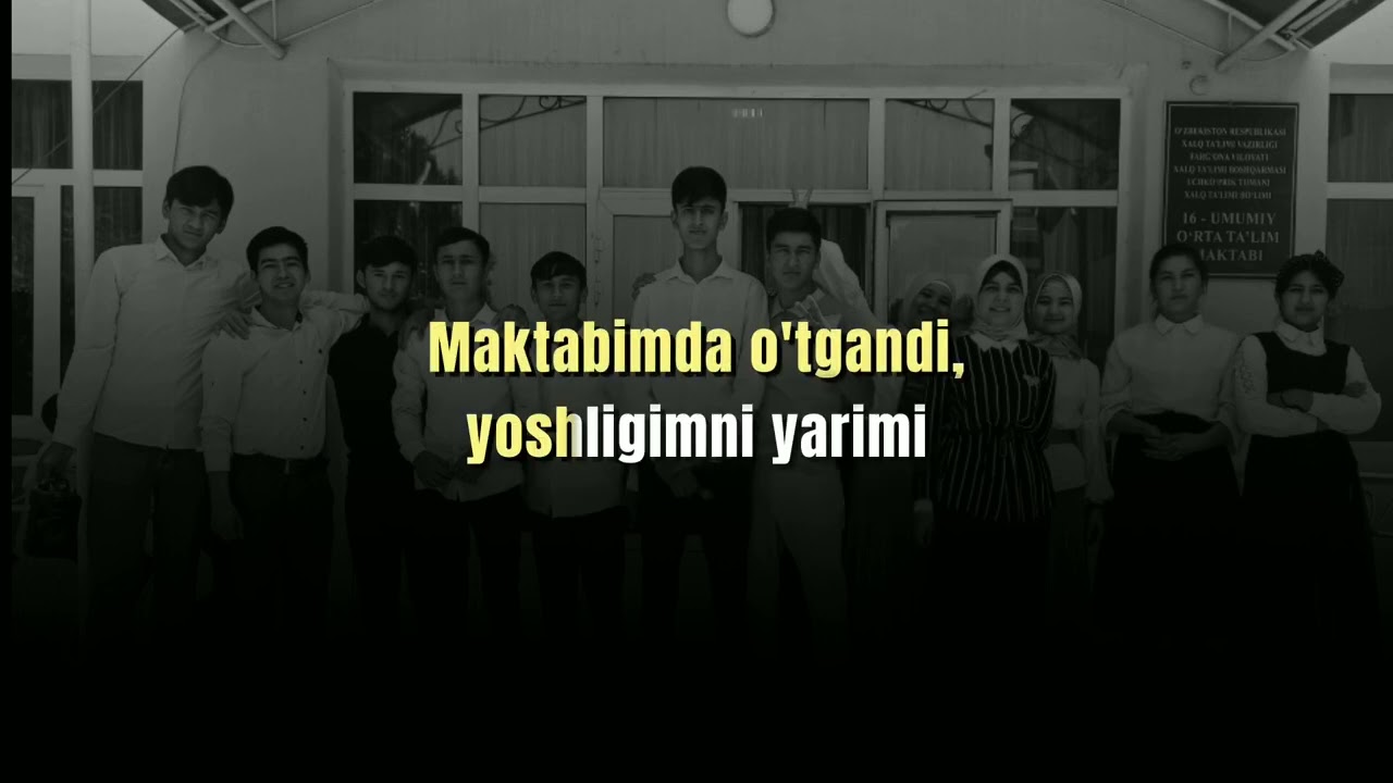 Behruz (Yagzon) - Hayr Maktabim (lyrics) Qo'shiq matni