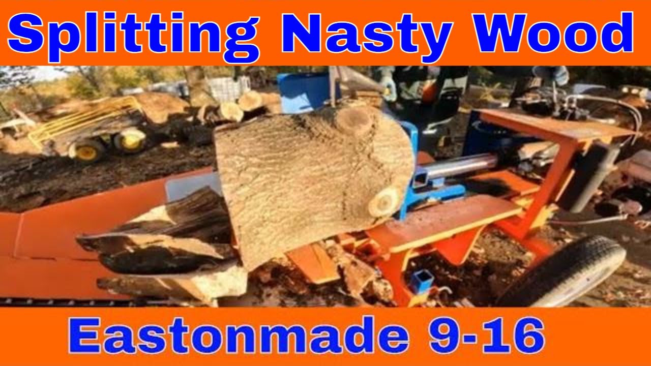 Splitting Knotty Wood! This Pin Oak Is Tough! #277