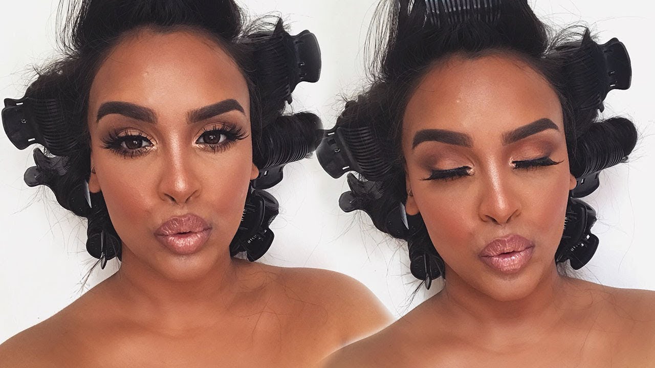 SOFT GLAM GRWM MAKEUP & HAIR| NikkisSecretx