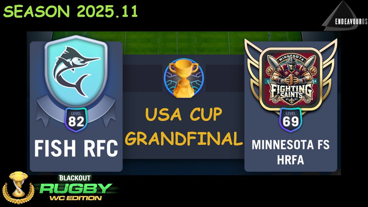 Blackout Rugby: USA Cup Grand Final ~ Fish RFC V Minnesota Fighting Saints
