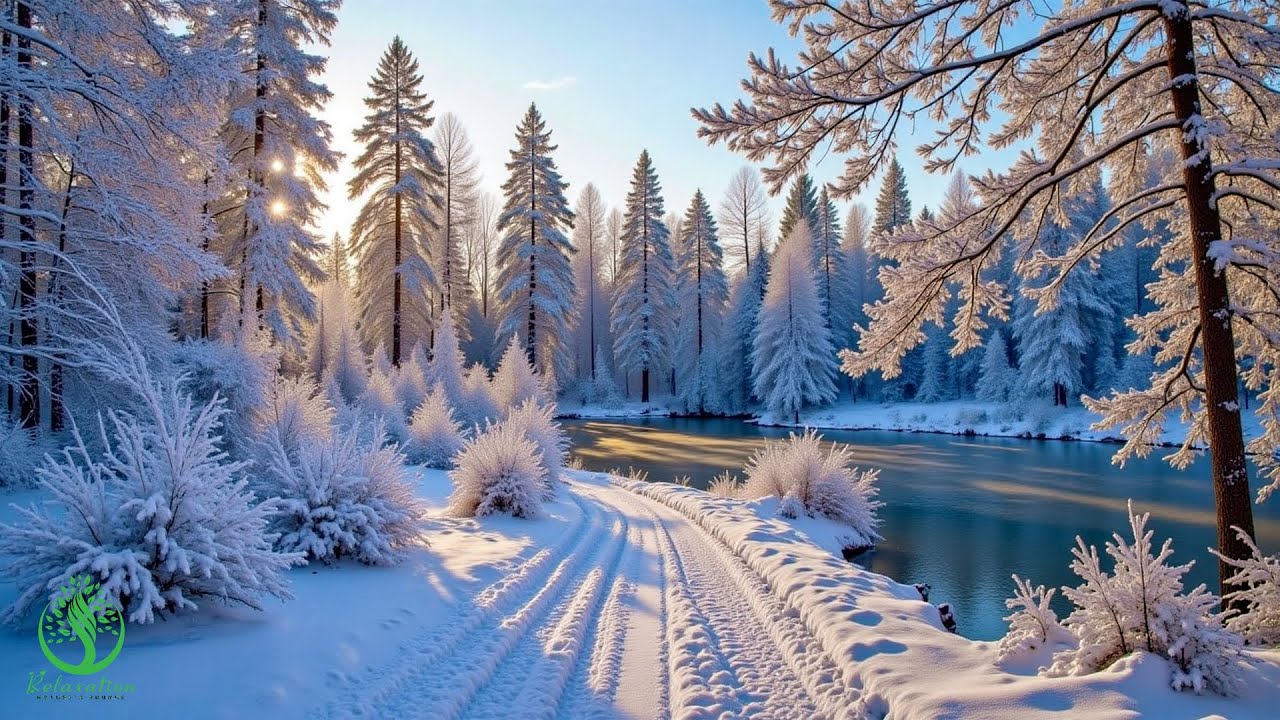 Beautiful Relaxing Music🌿Calming Winter Music to Stress Relief, Healing Music For Deep Sleep