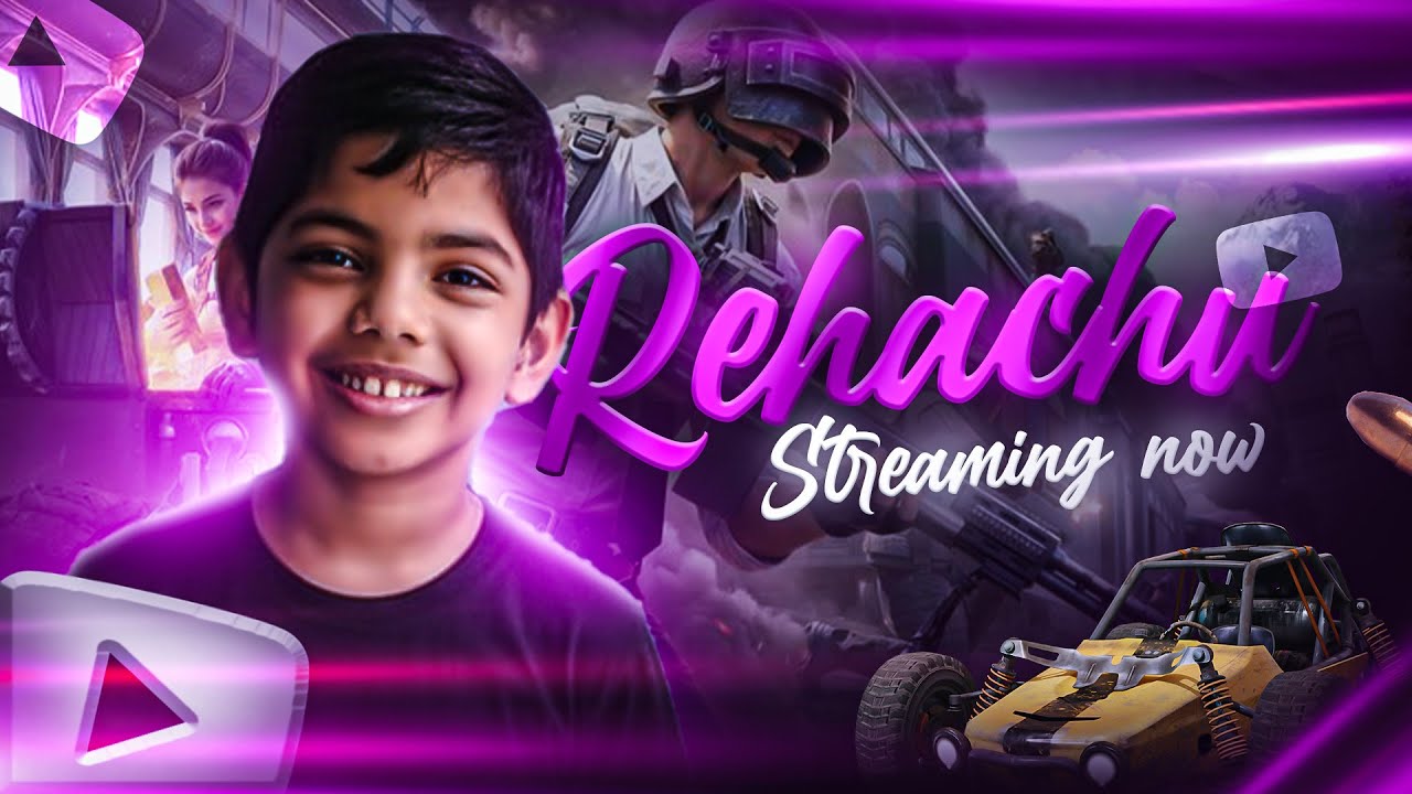 Eight year old boy playing PUBG in two finger