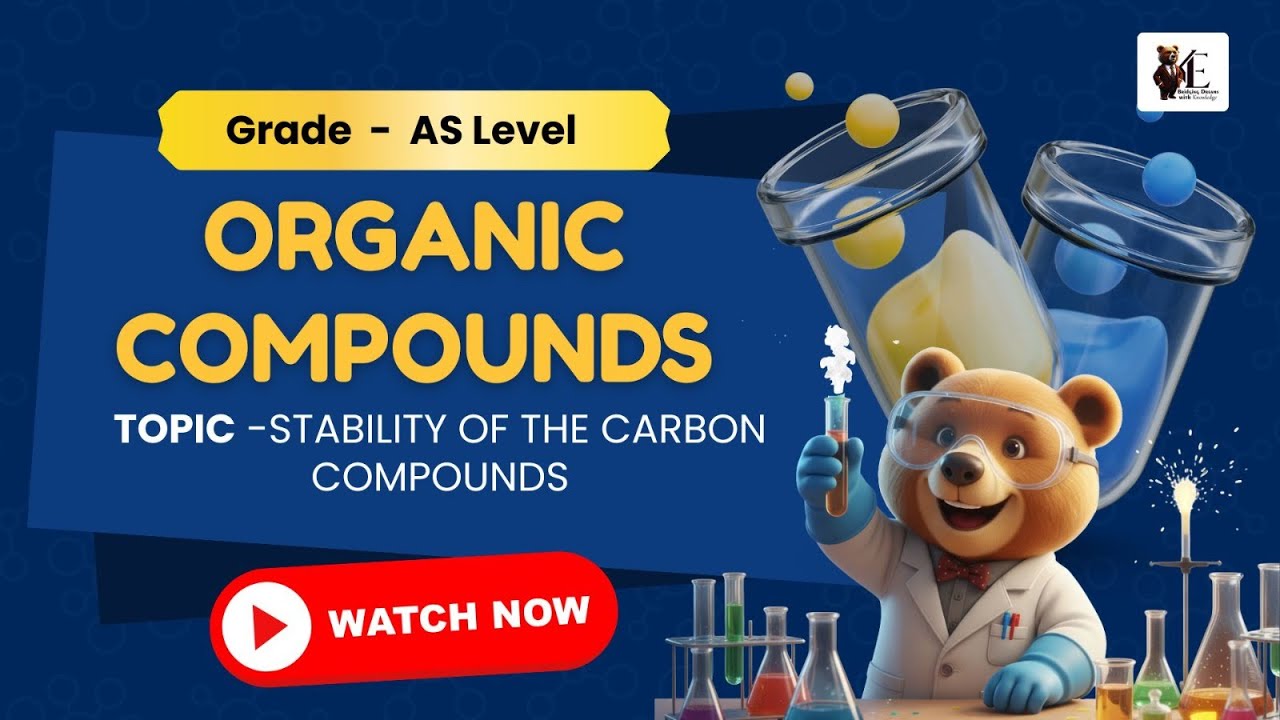 ORGANIC COMPOUNDS | Keddy Edtech | Cambridge Online Tuition for Grade 6 to A-Level | Learn Smarter