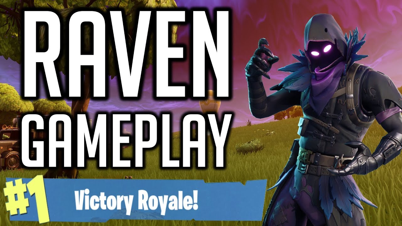 *NEW SKIN* - RAVEN - FORTNITE Battle Royale  [No Commentary Gameplay]