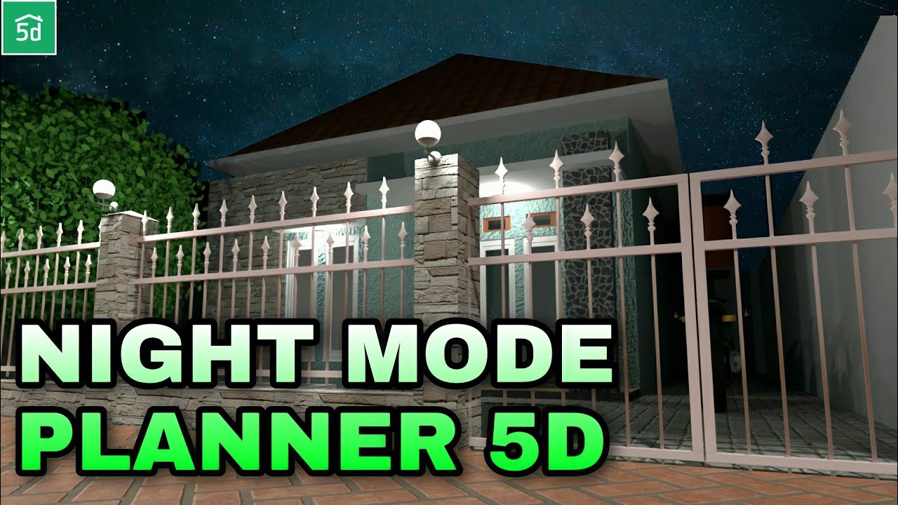 Cara Buat Mode Malam Di Planner 5D | TUTORIAL PLANNER 5D