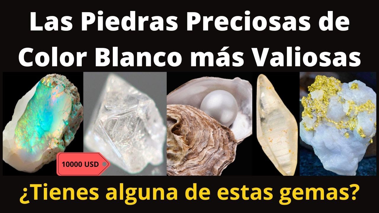 Las 8 Piedras Preciosas de Color Blanco más Valiosas del Mundo ¿Tienes alguna de estas gemas?