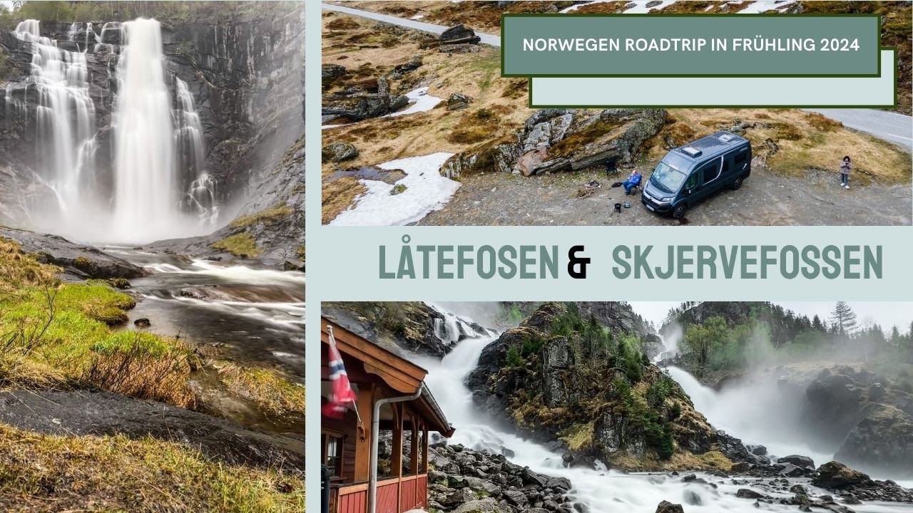 Låtefossen und Skjervefossen sind das die schönsten Wasserfälle von Norwegen? 🇳🇴