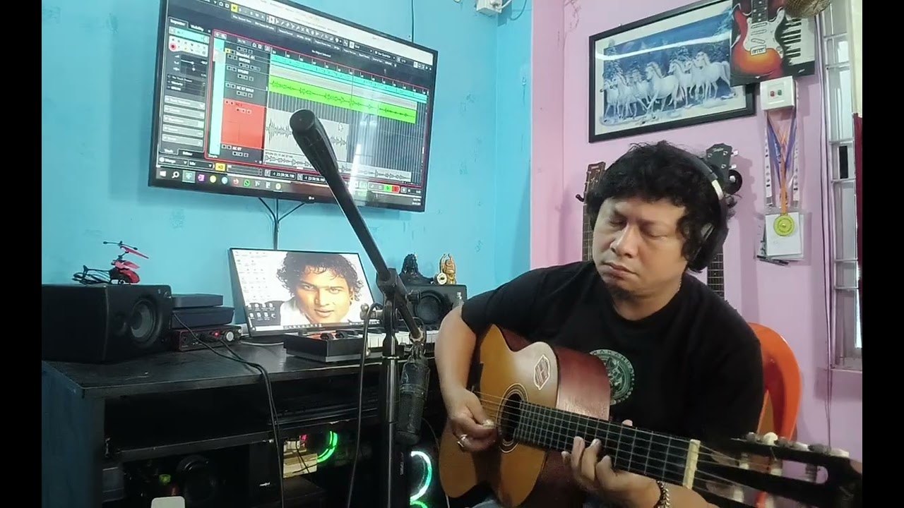 Mayabini/ Instrumental song cover/ Zubeen Garg/ Rishimani