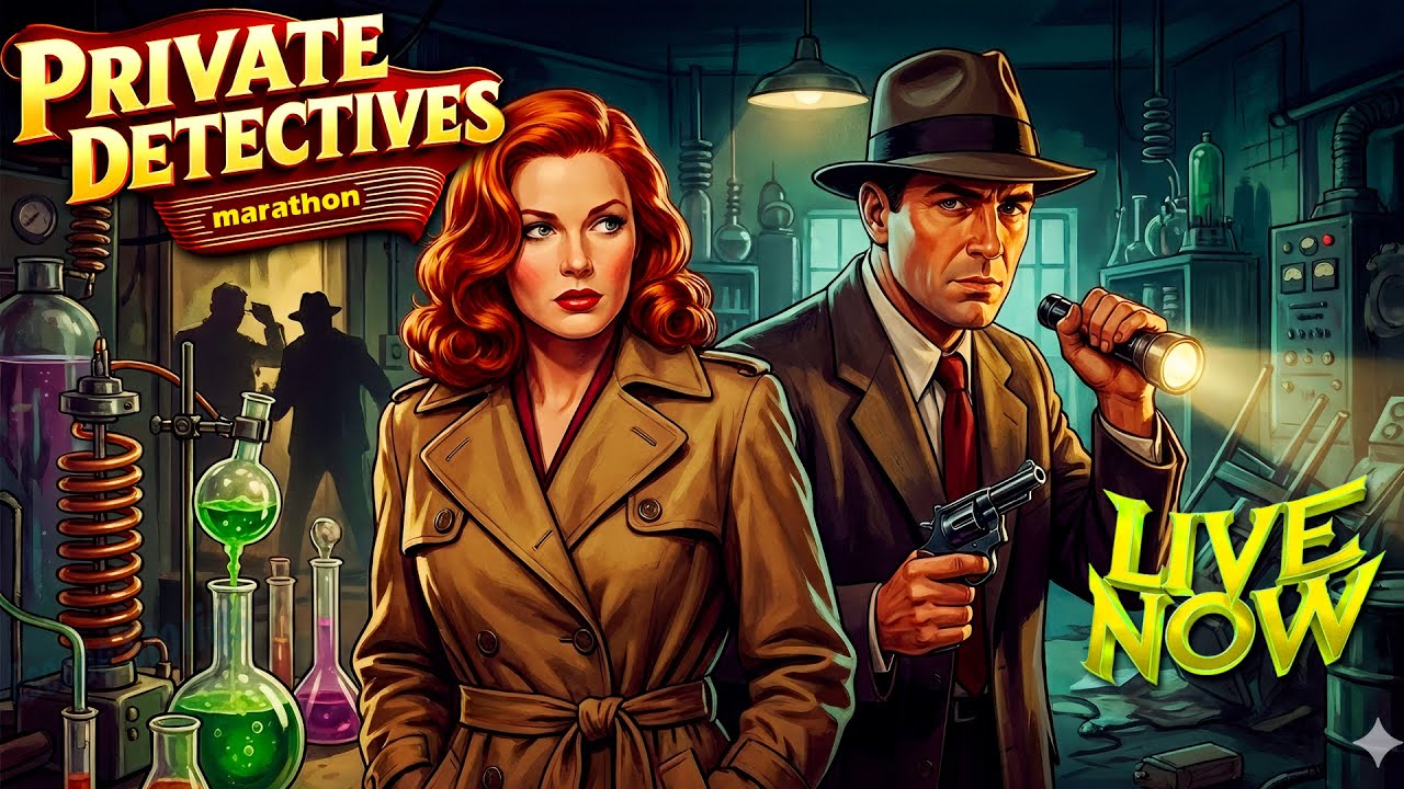Detective Mega Mix Old Time Radio 2| Marathon |Dragnet Suspense Philip Marlowe | All Night 12 Hours