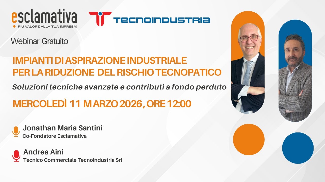 Progettare e finanziare impianti di aspirazione industriale