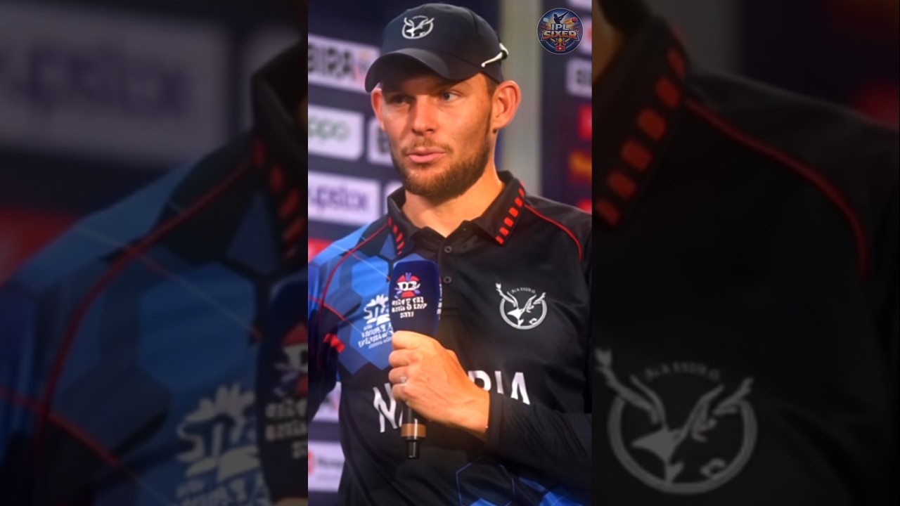 Namibia Captain Erasmus😱 said after the defeat against India🫠 #GerhardErasmus #INDVsNAM #TeamIndia