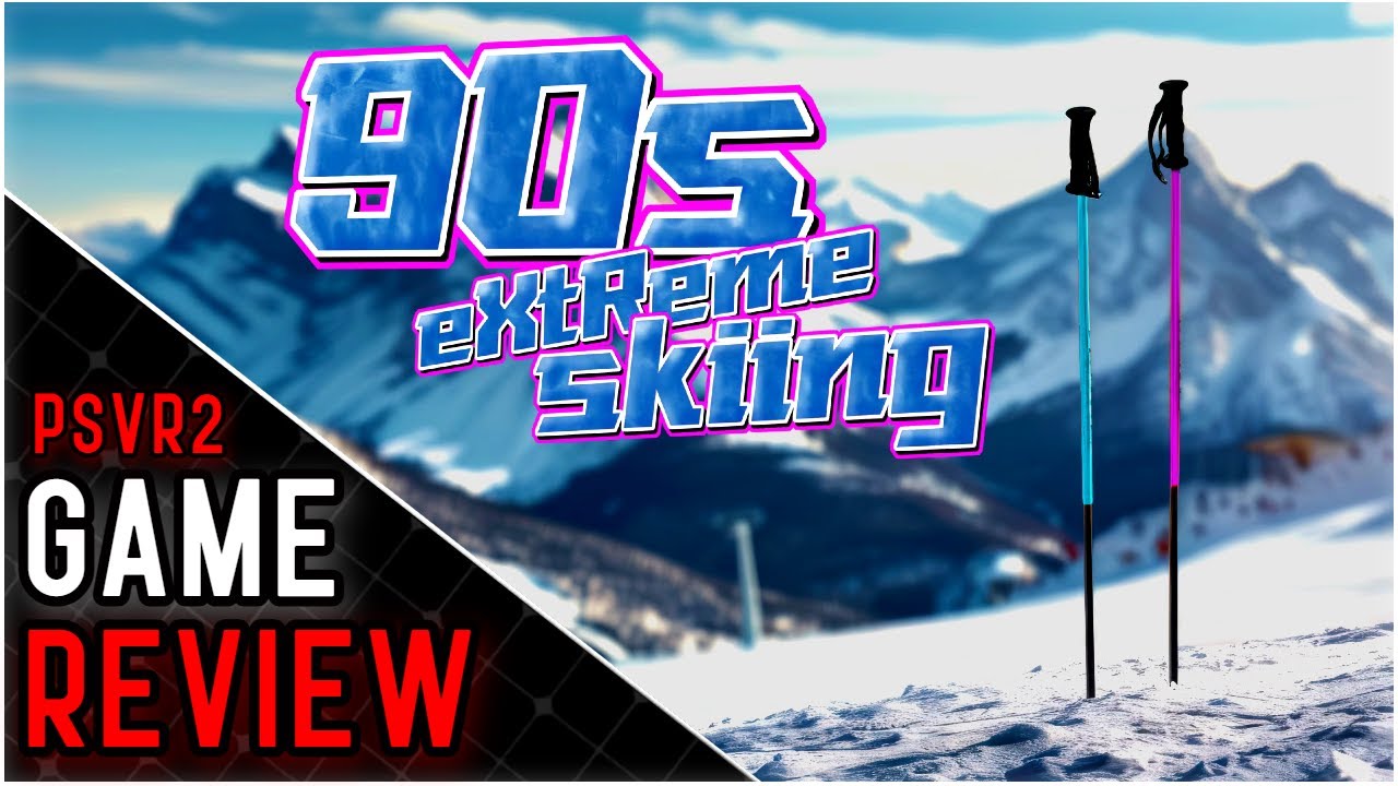 Skiing Action In VR! | 90s Extreme Skiing Review | PSVR2