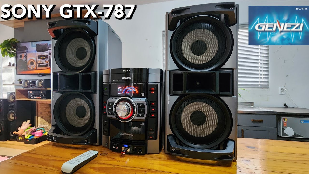 SONY MHC-GTX787 Á MÁQUINA TOP DA LINHA GENEZI