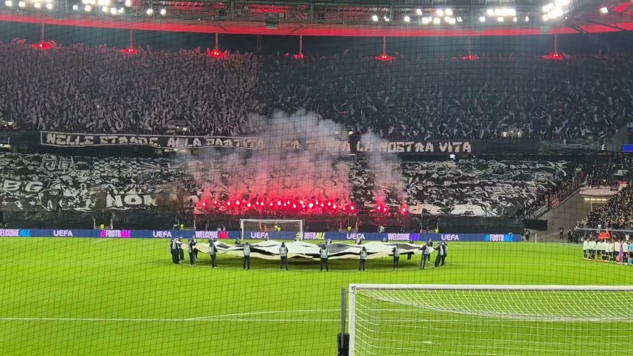 Choreo Eintracht Frankfurt (0:3) - Atalanta Bergamo, 26.11.2025