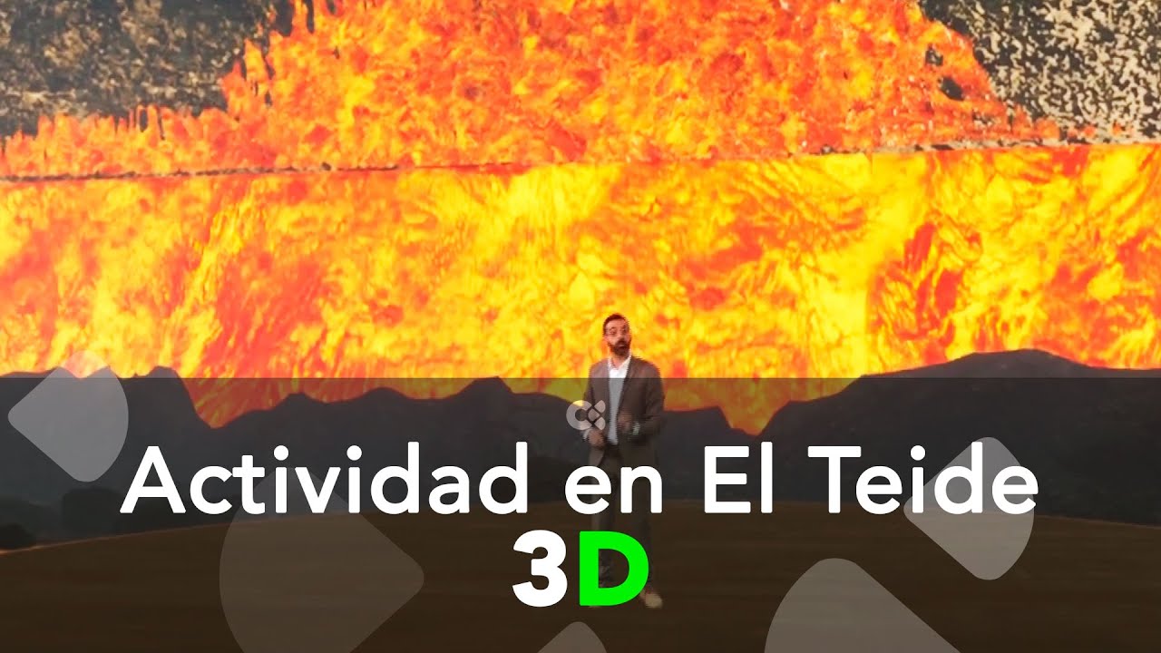 Actividad volcánica del Teide | 3D