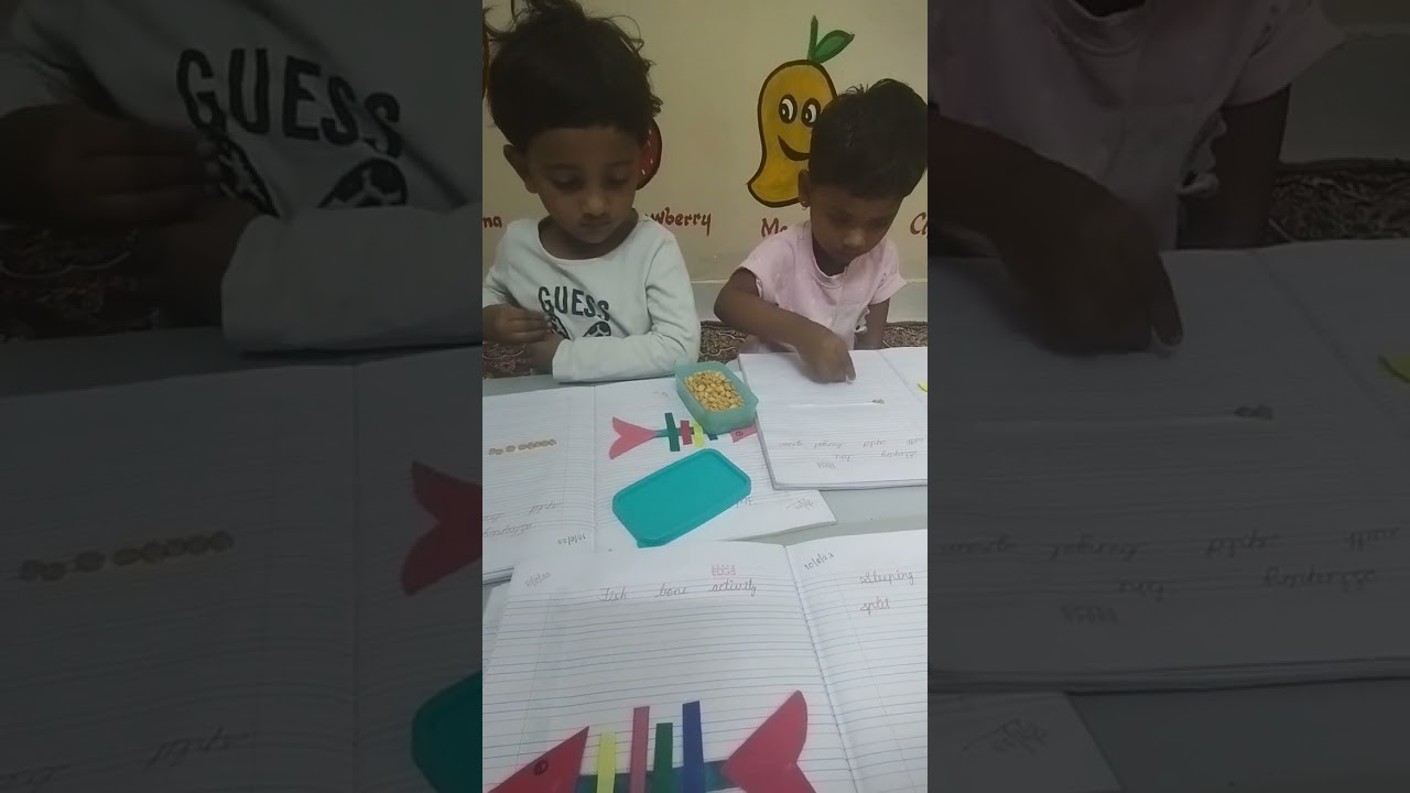 M1 kids activities with bengal gram