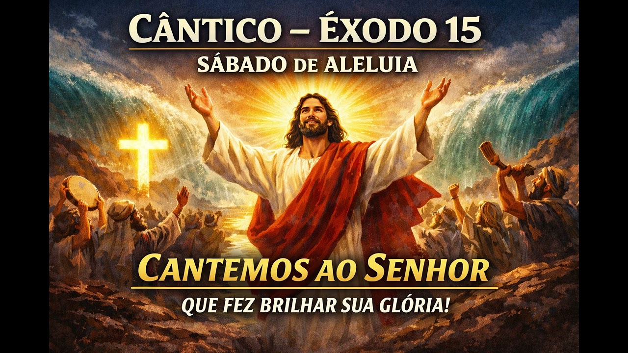 Cântico – Êxodo 15 | Sábado de Aleluia | Cantemos ao Senhor que fez brilhar a sua glória!