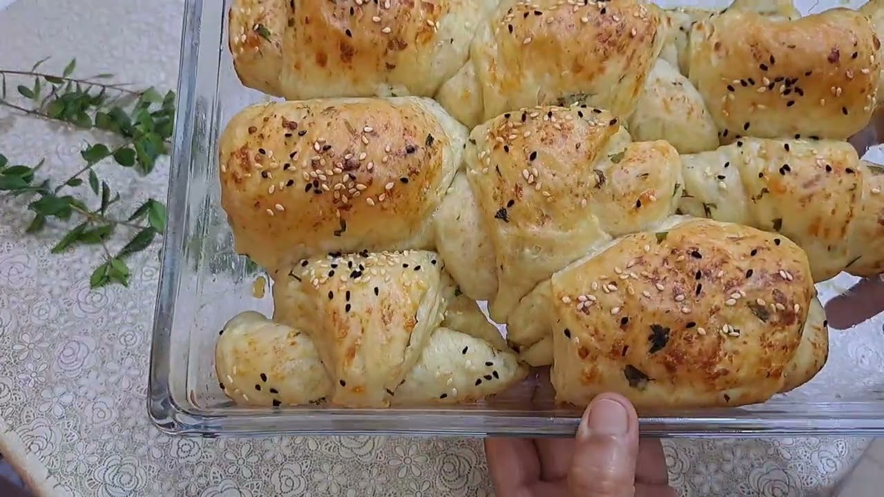 #خبز الجبن والمعدنوس🥞  الجزء الثالث والرابع   أطيب واسهل سحور 😋 هذه فائدة  انقطاع الكهرباء 