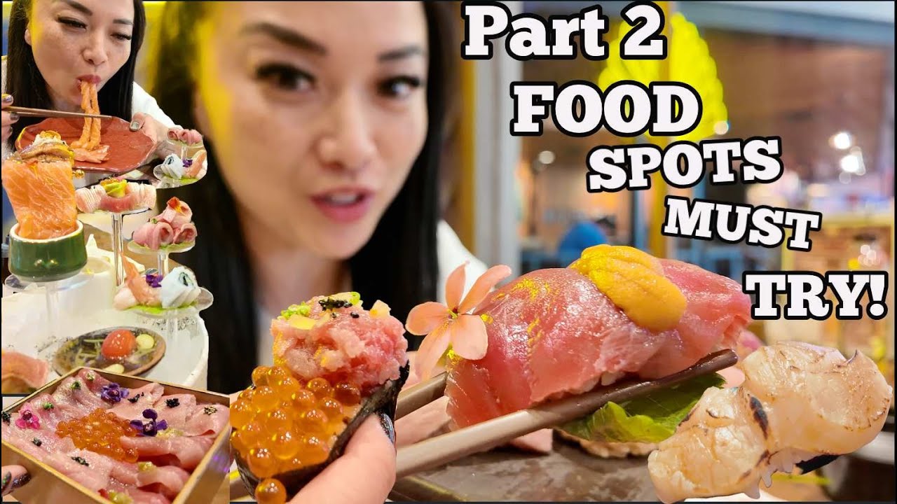 FOOD SPOTS MUST TRY! PART 2. (COME EAT WITH ME) | SASVlogs