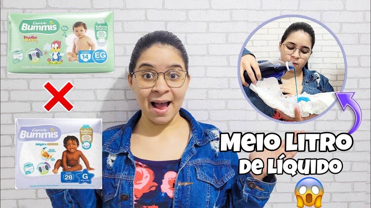 RESENHA COMPLETA CAPRICHO BUMMIS PICA PAU BABY E MAGICS PREMIUM + TESTE DE ABSORÇÃO