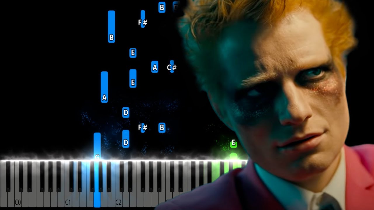 Ed Sheeran - Bad Habits Piano Tutorial