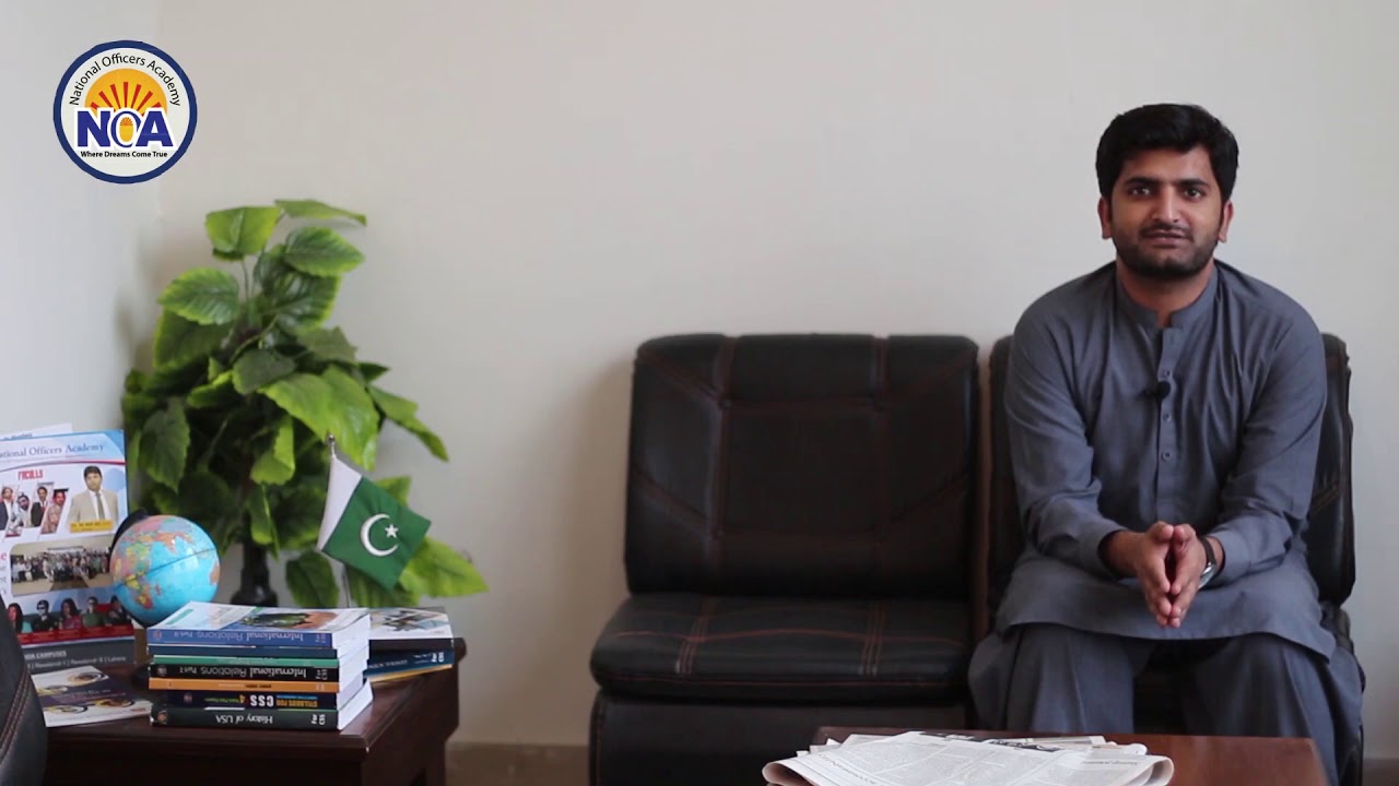 CSS 2018 | Bilal Pasha (NOA’s Star) Success story to become CSP Officer