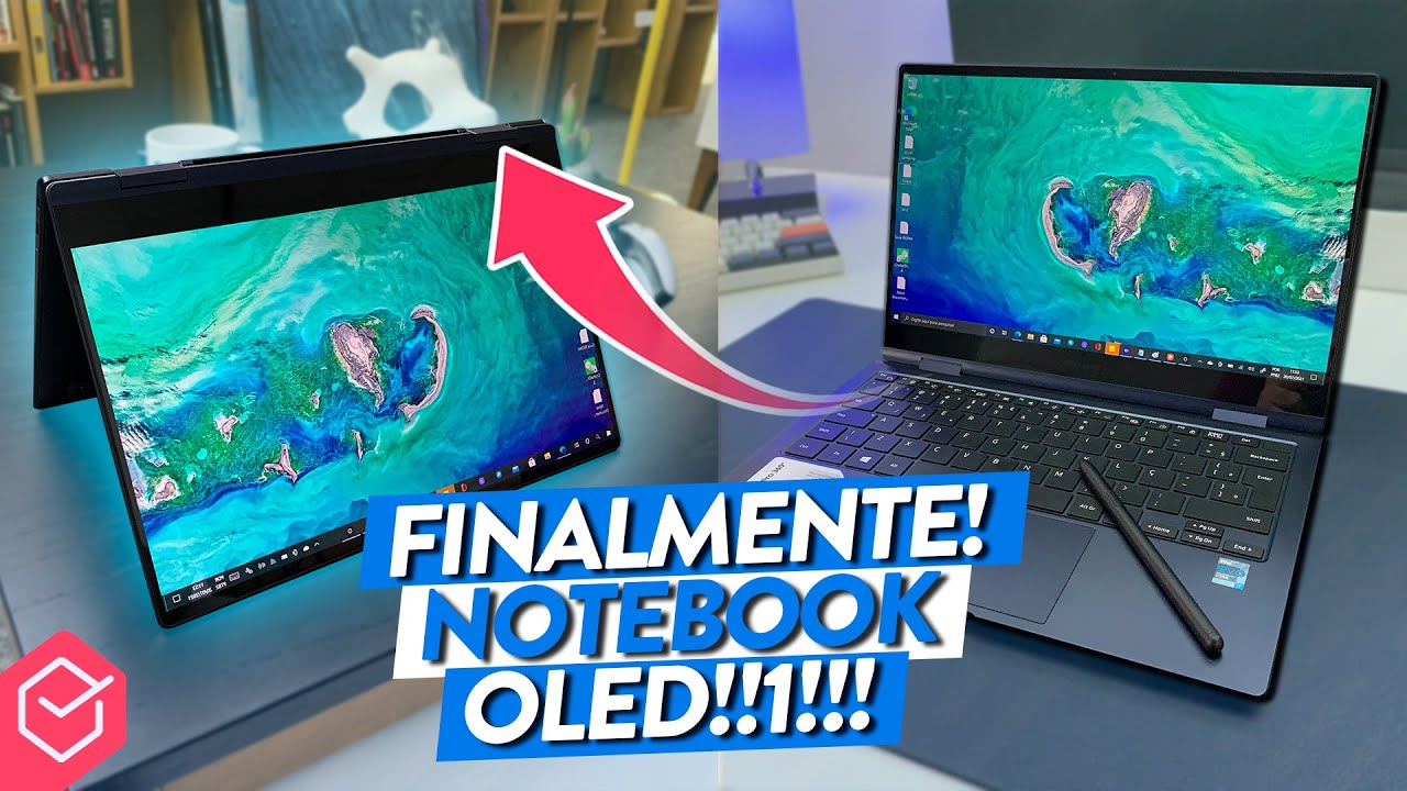 DIVISOR DE ÁGUAS! é o PRIMEIRO NOTEBOOK TELA OLED que testamos! // Galaxy Book Pro 360