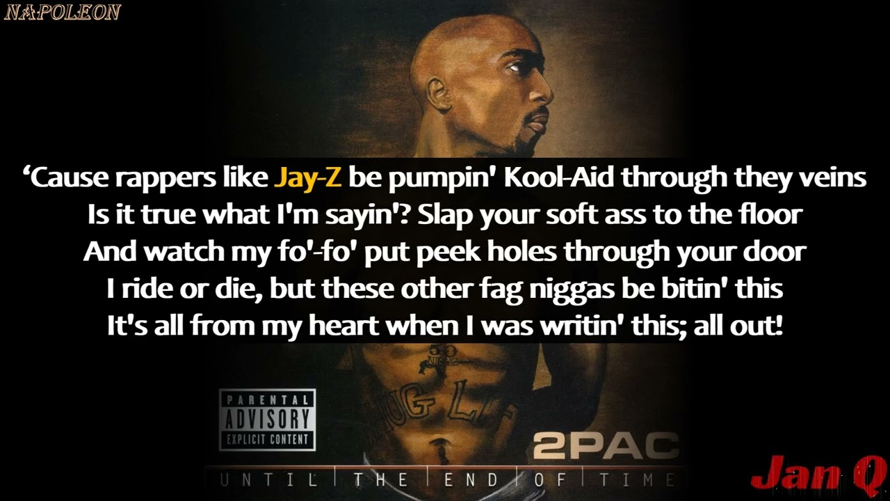 2Pac ft. Outlawz - All Out (Lyrics)