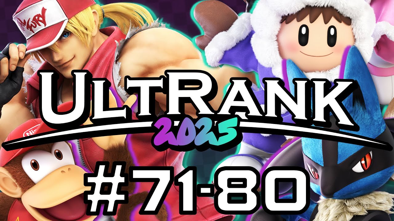 Top 100 Smash Ultimate Players - UltRank 2025 #71-80