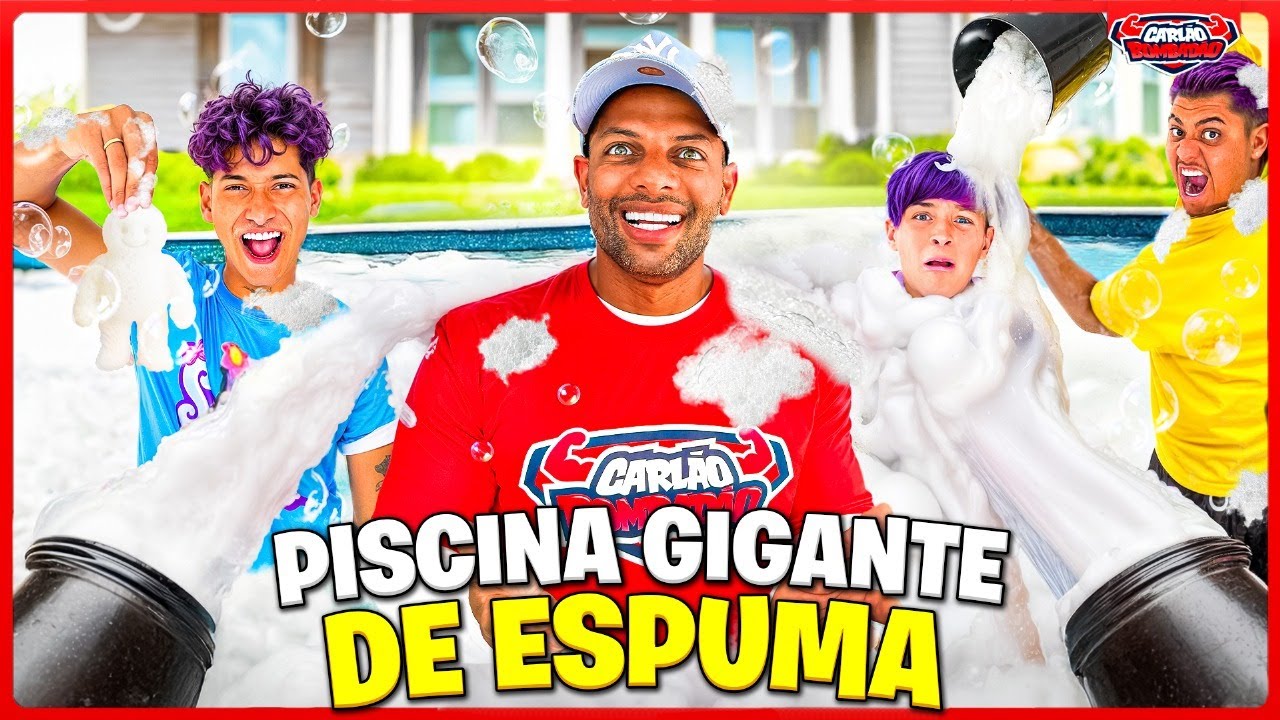 FIZEMOS UM MEGA PARQUE ÁQUATICO NA NOVA MANSÃO ! - FESTA NA PISCINA