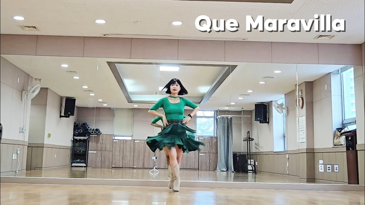 Que Maravilla Linedance/케마라빌라 라인댄스/Beginner#비제이라인댄스#BEJ Linedance