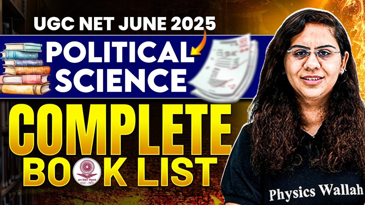 UGC NET Political Science 2025 | Important Books and Authors of Polity |UGC NET June Chandni Ma’am