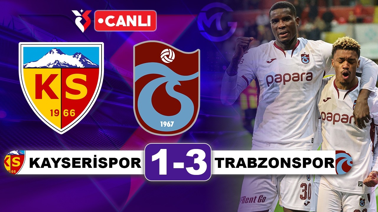 Trabzonspor Kayserispor Canlı / Süper Lig